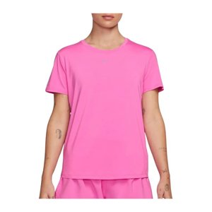 NIKE-W NK ONE CLASSIC DF SS TOP-FN2798-675-PLAYFUL PINK/BLACK