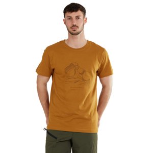 FUNDANGO-Legend T-shirt-240-mustard Sárga XXL