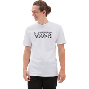 VANS-CHECKERED  Tee-B White/Black Fehér XL