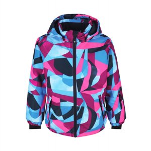 COLOR KIDS-Ski jacket AOP, AF 10.000, pink glo Rózsaszín 152