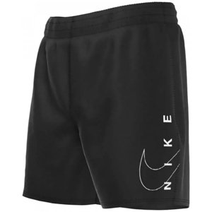 NIKE SWIM-Split Logo Lap 4 inch -001-Black Fekete S