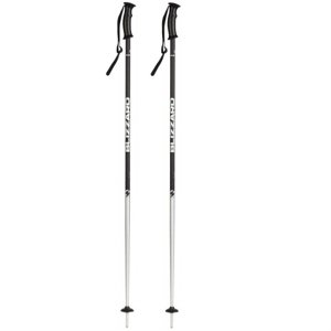BLIZZARD-Sport ski poles, black matt/silver Fekete 135 cm 20/21
