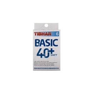 TIBHAR-Balls Basic 40+ SYNTT 6 pack Fehér