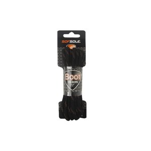 SOFSOLE-LACES OUTDOOR 802147 BLACK/TAN WAXED 152 CM Fekete 152 cm