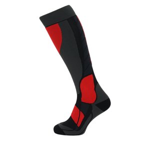 BLIZZARD-Compress 120 ski socks, black/grey/red Fekete 35/38