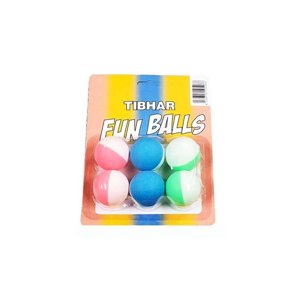 TIBHAR-Tibhar Funballs, x6, bicoloured Keverd össze