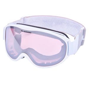 BLIZZARD-Ski Gog. 929 DAO, white shiny, rosa1, silver mirror Fehér UNI