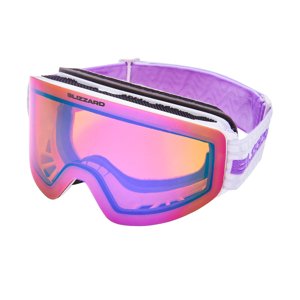 BLIZZARD-Ski Gog. 932 MDAZO, white shiny, rosa2, purple REVO Fehér UNI