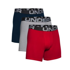 UNDER ARMOUR-UA Charged Cotton 6in 3 Pack-RED Piros M