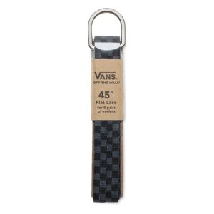 VANS-MN LACES 45 Black-Charcoal Fekete 115 cm