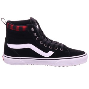 VANS-MN Filmore HI Vansguard (Suede) black/red plaid Fekete 41