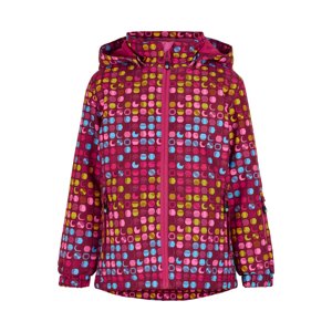COLOR KIDS-GIRLS Ski jacket, AOP, AF 10.000,pink peacock Rózsaszín 116