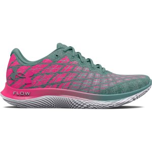 UNDER ARMOUR-UA FLOW Velociti Wind 2 DL retro teal/electro pink/black Rózsaszín 45,5