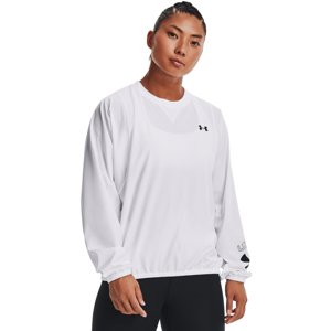 UNDER ARMOUR-Woven Graphic Crew-WHT