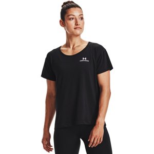 UNDER ARMOUR-UA Rush Energy Core SS-BLK Fekete S