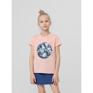 4F-GIRLS T-SHIRT JTSD006-65S-PALE CORAL