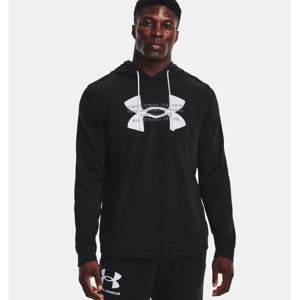 UNDER ARMOUR-UA Rival Terry Logo Hoodie-BLK-1373382-001