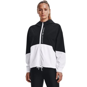 UNDER ARMOUR-Woven FZ Jacket-BLK-1369889-001 Fekete M