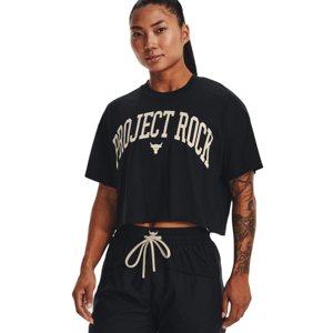 UNDER ARMOUR PROJECT ROCK-UA PROJECT ROCK SS Crop-BLK Fekete S