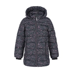 COLOR KIDS-jacket quilted, AOP, AF 8.000, phantom Fekete 140