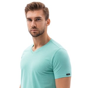 OMBRE-T-shirt SS-S1369-V15-TURQUOISE Kék M