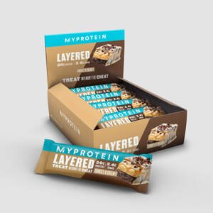 Layered Protein Bar szelet - 12 x 60g - Cookies and Cream