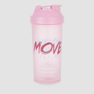 MP Pink Move műanyag shaker - rózsaszín - 600ml